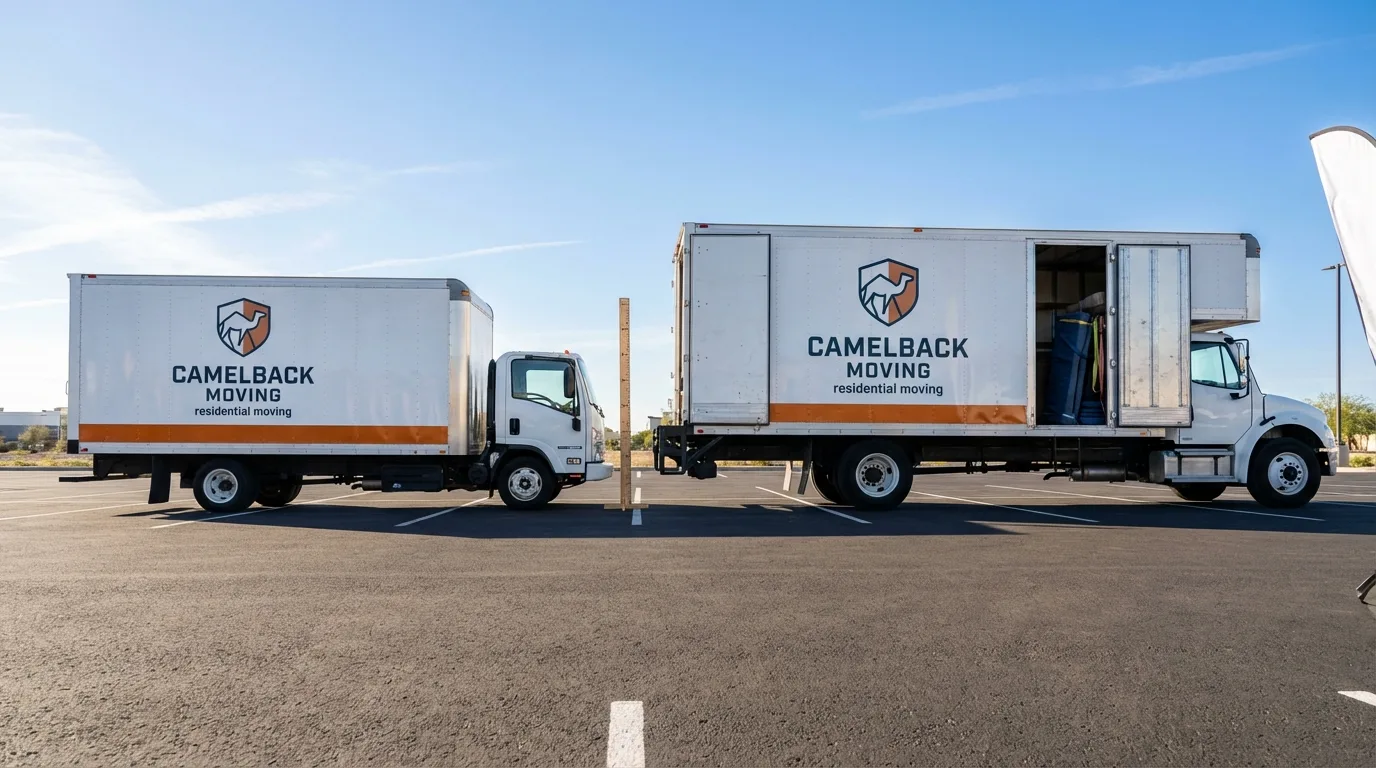 Moving truck size capacity guide in Myrtle Creek